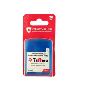 Нить уплотнительная TeRma 10007, 20м, для резьбовых соединений, полиамид