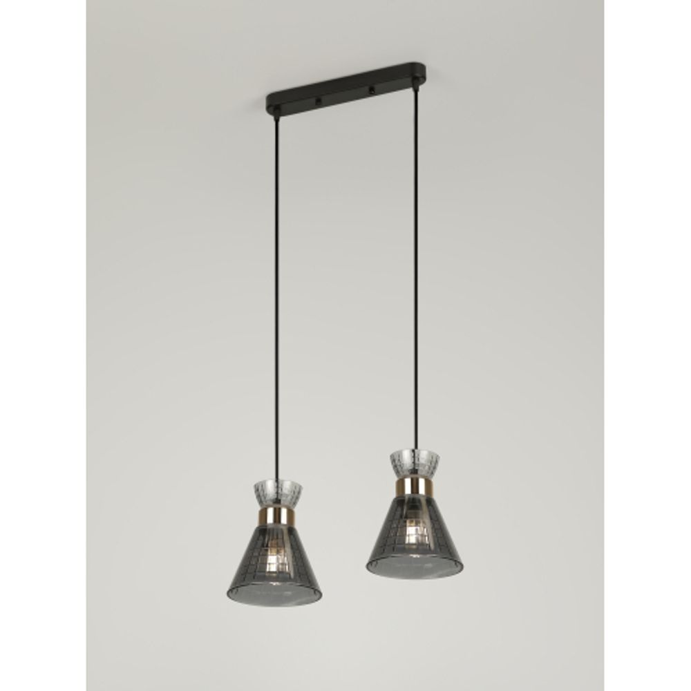 Светильник подвесной (подвес) Rivoli   9187-302 2хЕ27 60 Вт модерн