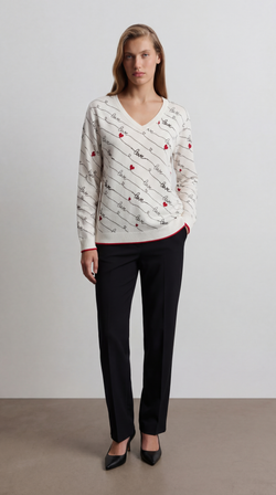 Джемпер LeoUgo с принтом "LOVE"