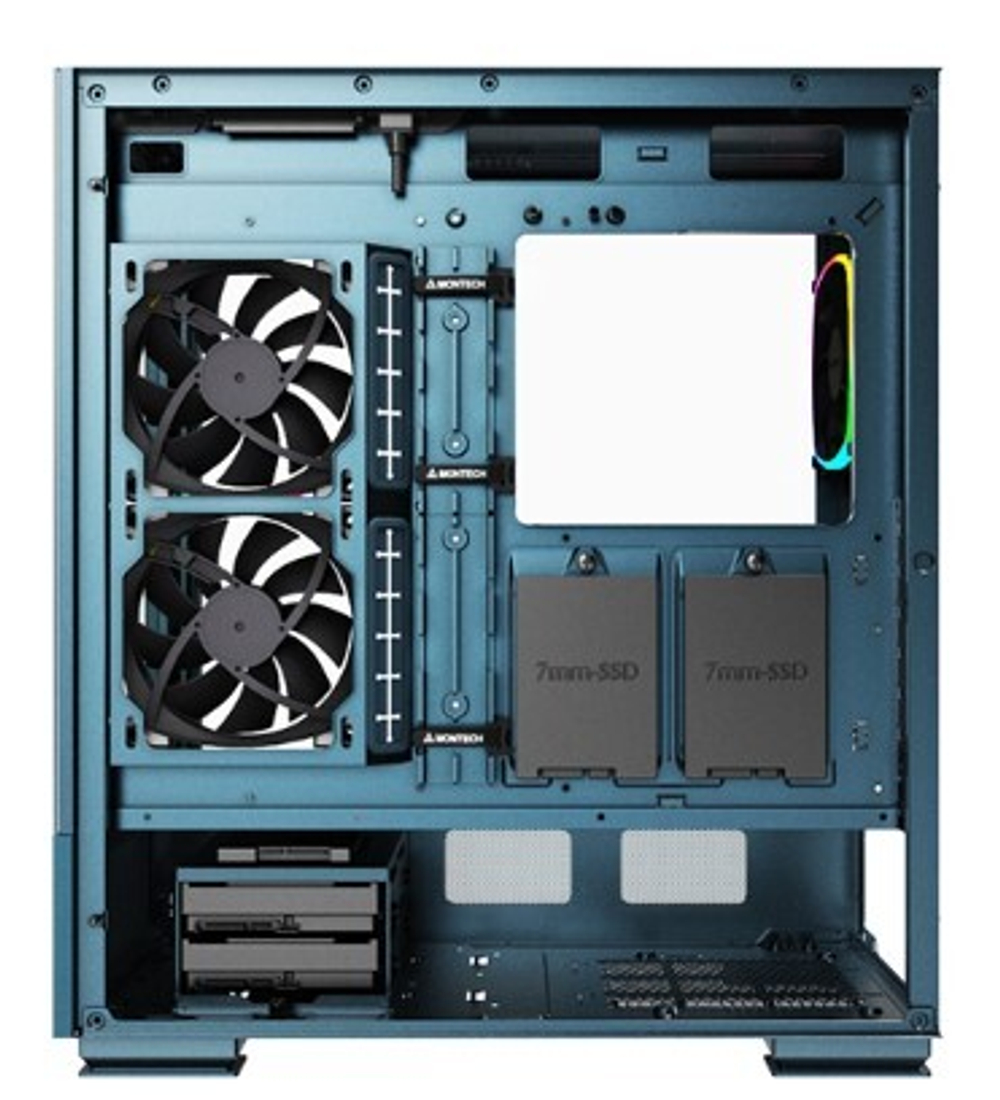 Корпус ATX Montech SKY TWO MOROCCO BLUE