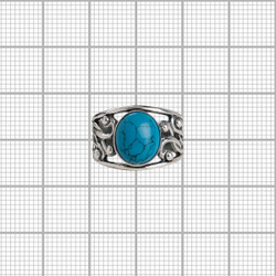 "Верди" кольцо в серебряном покрытии из коллекции "Самоцветы" от Jenavi