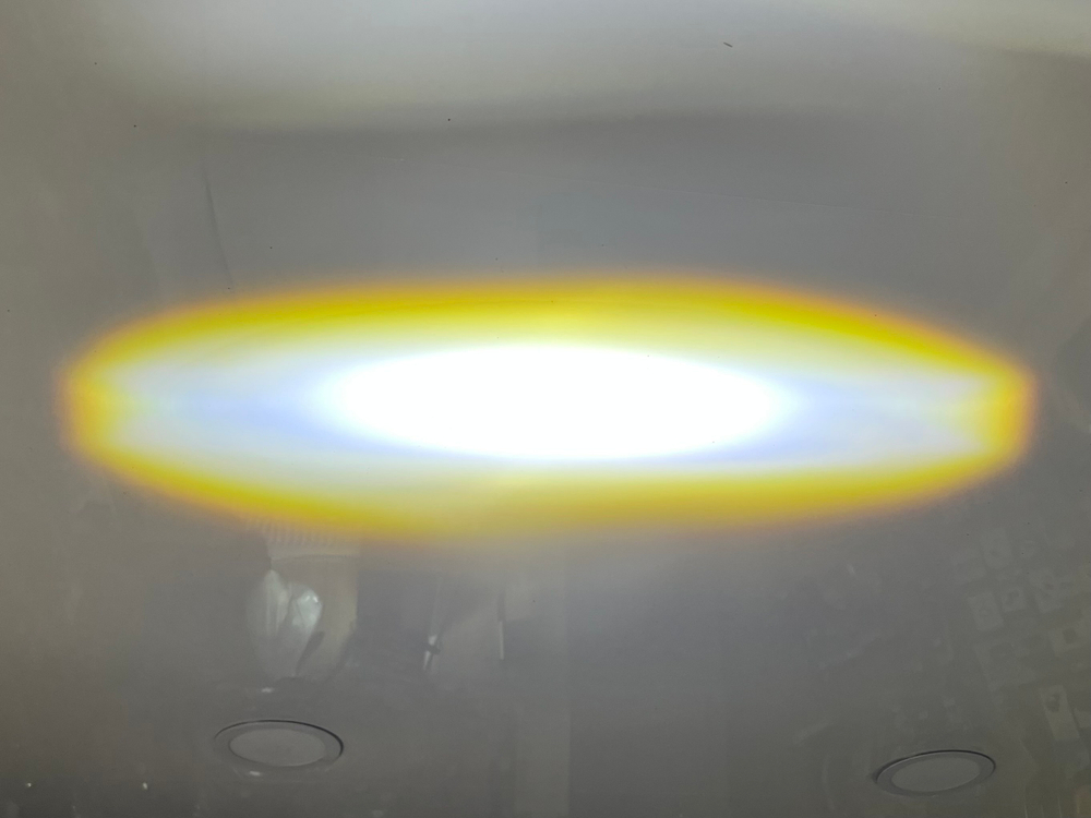 Противотуманная фара с линзой, Череп LED, черный (за 1 шт.)