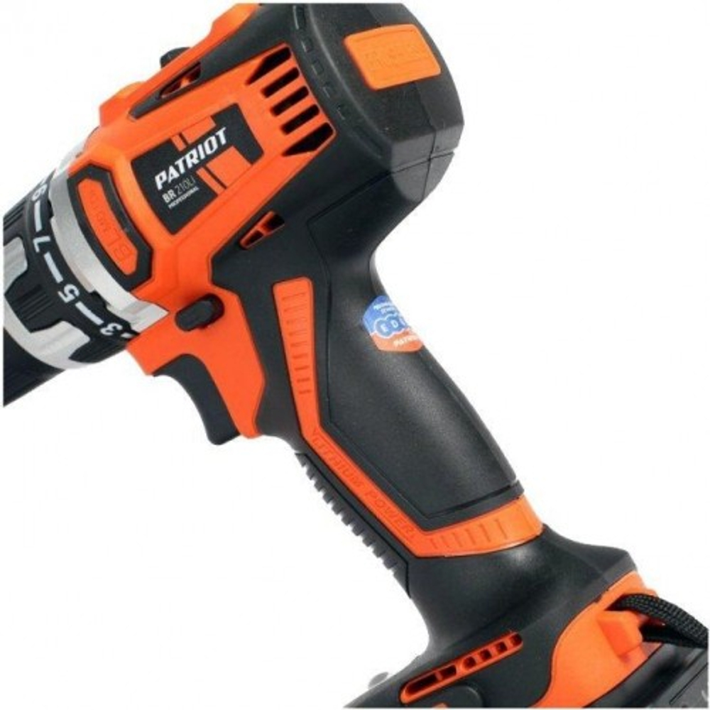 Аккумуляторный шуруповерт PATRIOT BR 210Li бесщеточная 180301550