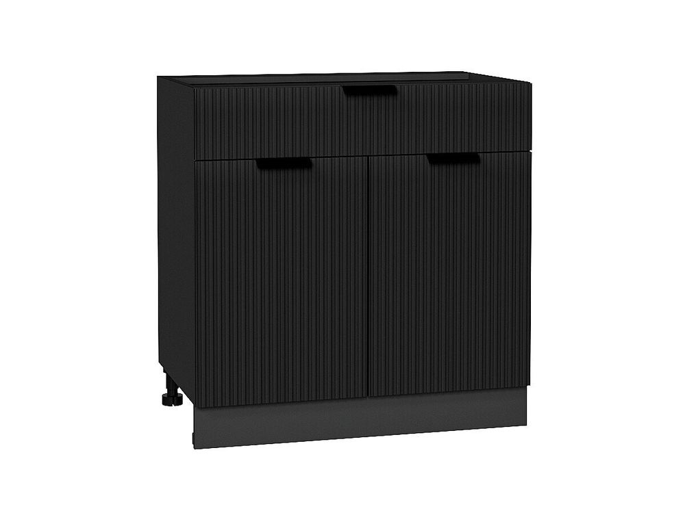 Шкаф нижний с 2-мя дверцами и ящиком Евро Лайн