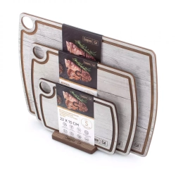 Набор разделочных досок на подставке 3шт ComposeEat Fashion дуб белый