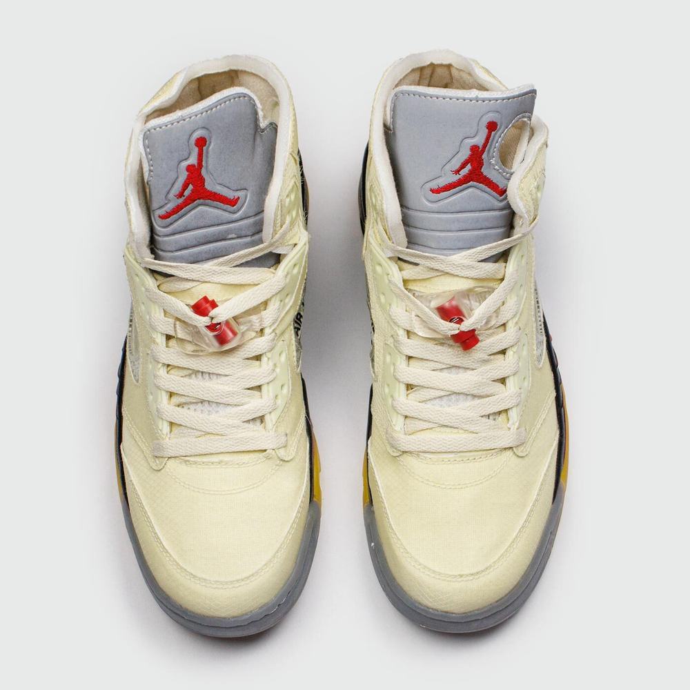 Кроссовки Air Jordan 5 x Off-White Sail