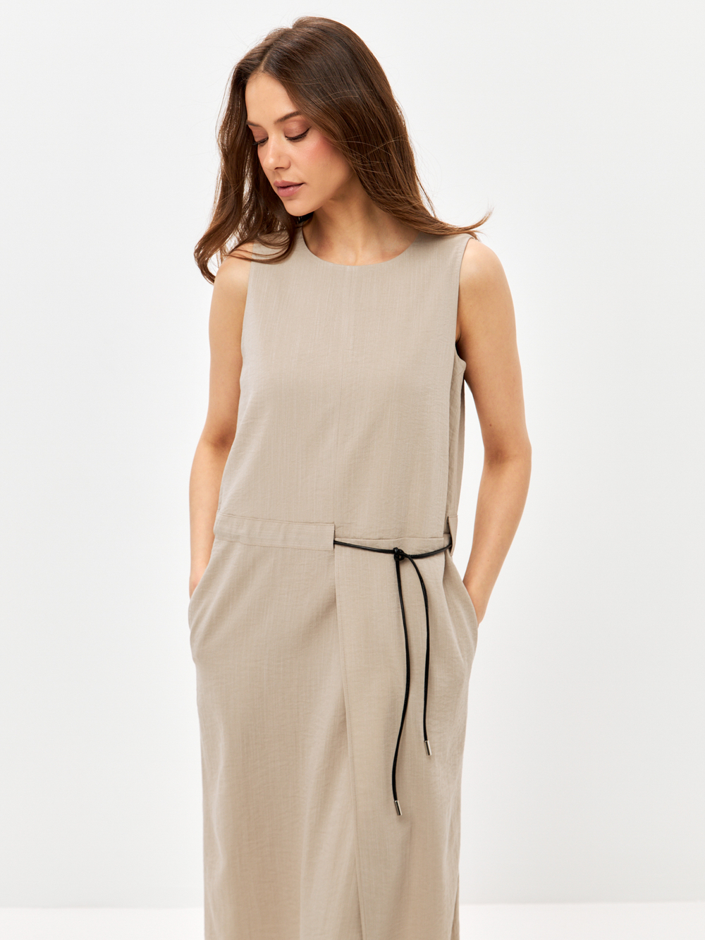 Trends Brands Base Платье Жен 09_03_dr823_beige Бежевый