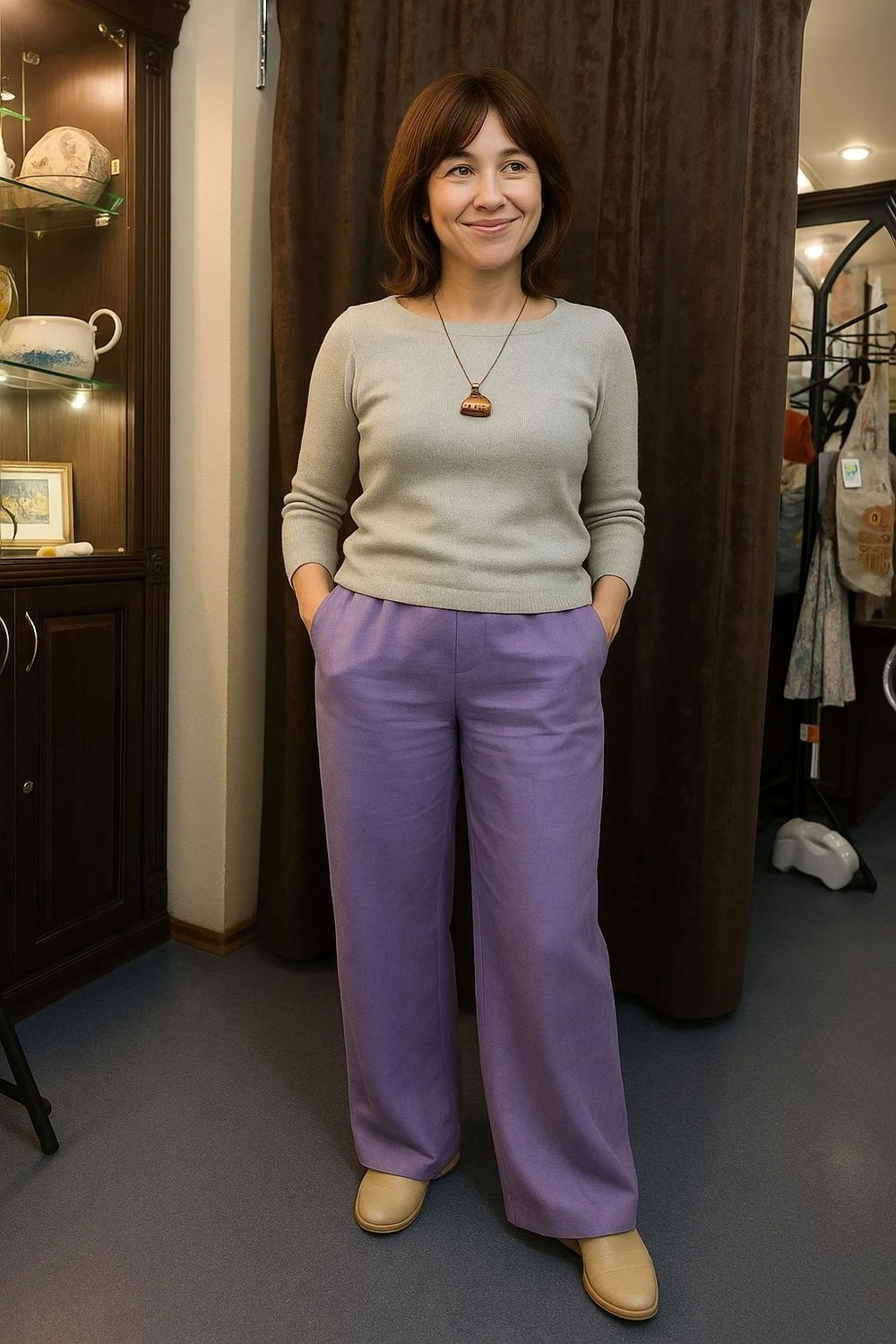 Брюки-палаццо