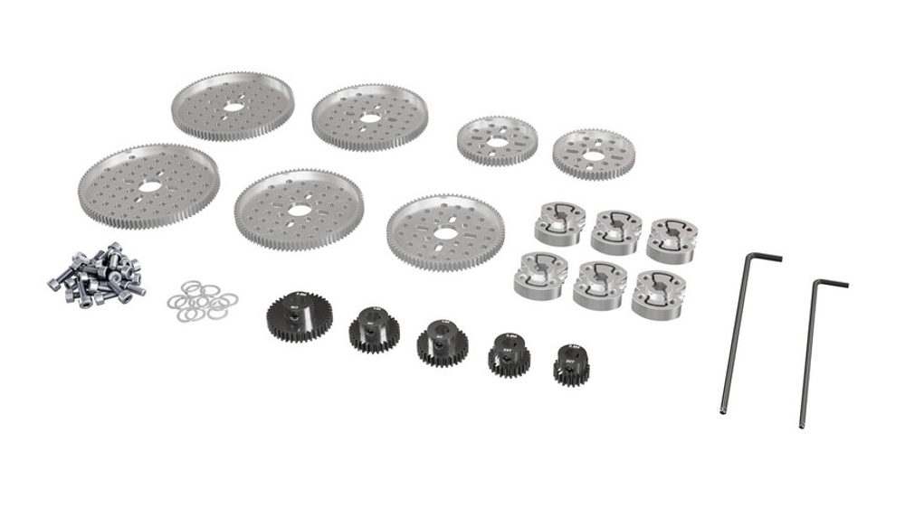 Spur Gear Starter Pack (MOD 0.8, 8mm REX™)