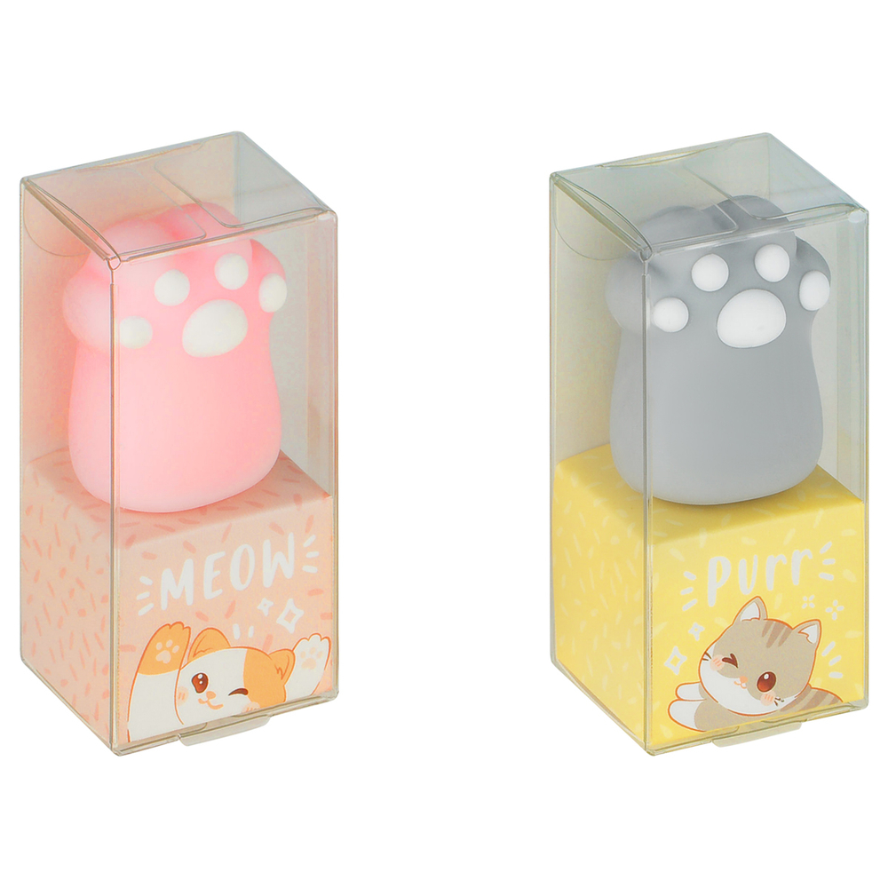 Ластик "Paw", ПВХ, 35*30*75мм