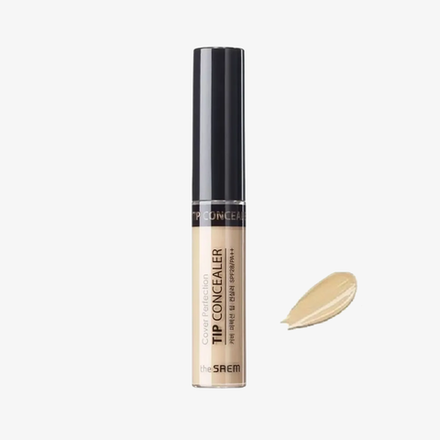 The SAEM Консилер для лица Cover Perfection Tip Concealer 01. Clear Beige 6,5гр