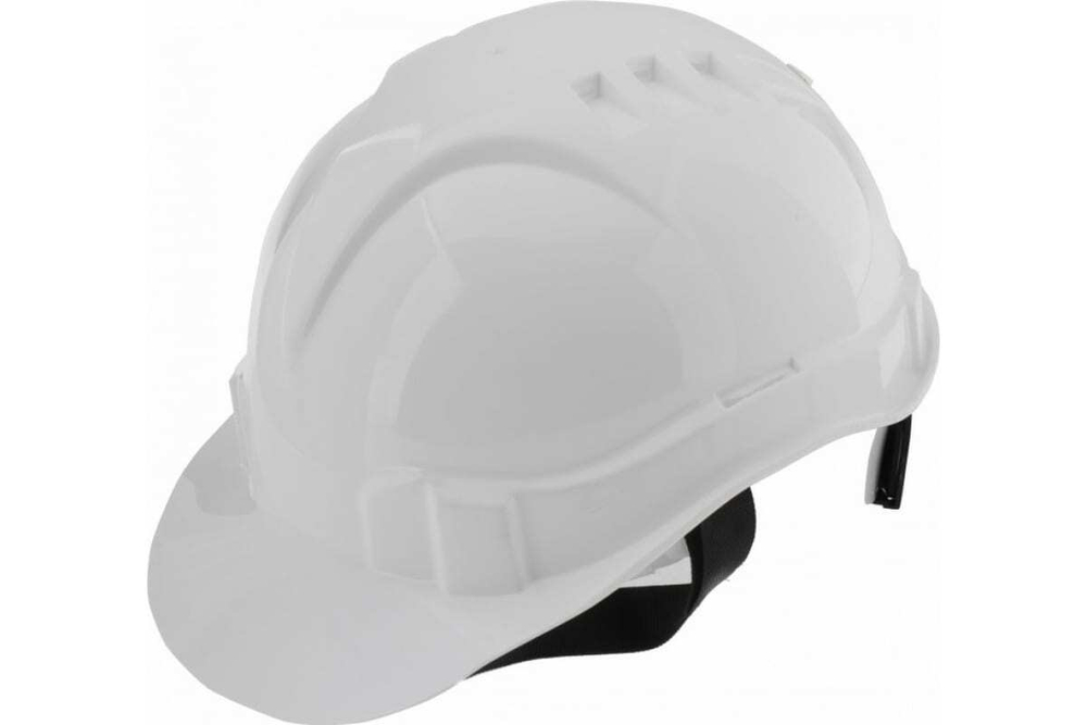 КАСКА ЗАЩИТНАЯ СИБРТЕХ С ХРАПОВЫМ МЕХАНИЗМОМ,ЕВРОПЛАСТ (К-03), БЕЛАЯ  89109