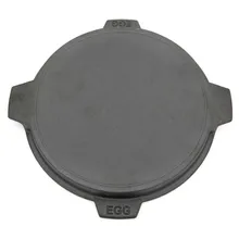 Сковорода чугунная планча, двусторонняя, 27 см, для грилей Big Green Egg M, S, MiniMax