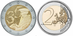 Португалия 2 евро, 2022 35 лет программе Эразмус UNC