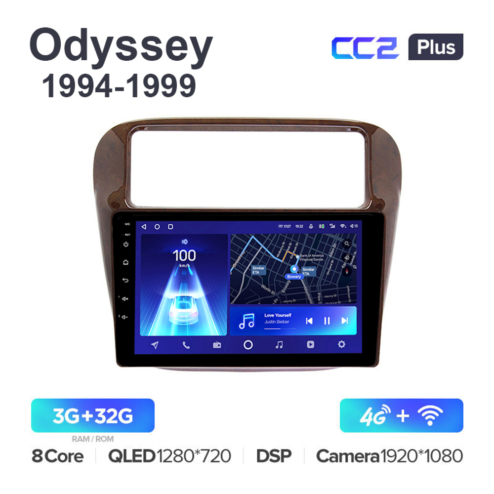 Teyes CC2 Plus 9"для Honda Odyssey 1994-1999