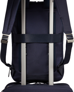 Рюкзак Piquadro Brief2 CA6383BR2/BLU темно-синий нейлон/натуральная кожа