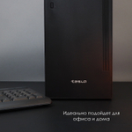 Корпус TESLA 3203BM, Без БП, ATX, чёрный, 2xUSB2 (TSL-3203-BM)