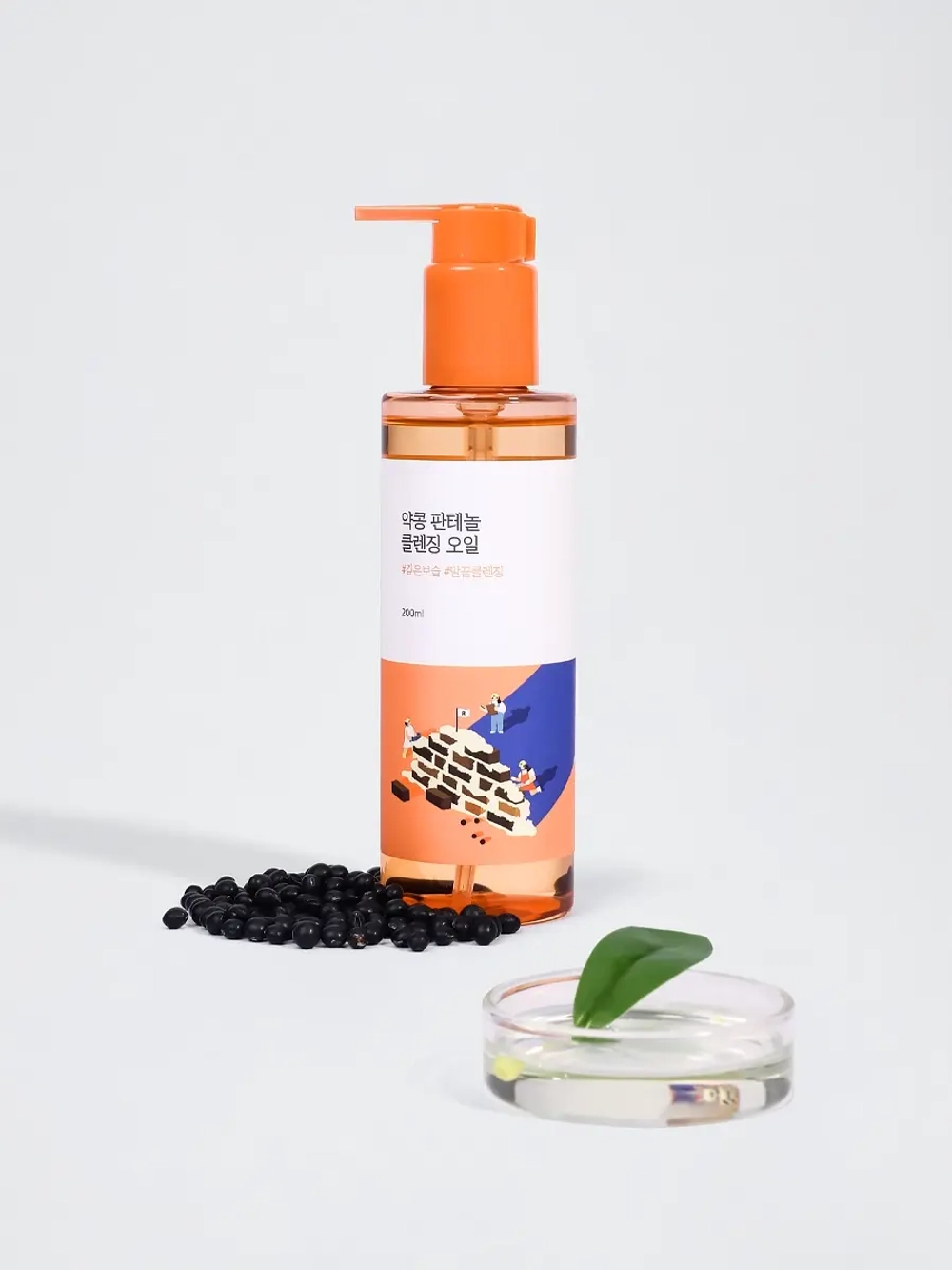 Round Lab Гидрофильное масло с черной соей и пантенолом Soybean Panthenol Cleansing Oil 200 мл