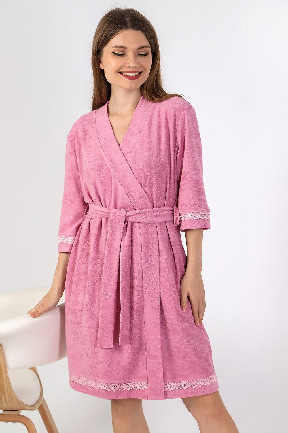 Халат Дрёма-3 Виотекс РОЗОВЫЙ