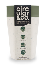 Стакан Кремовый и честный зеленый CIRCULAR&CO 8oz (237 мл) (CHG-8oz)