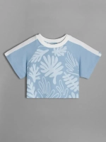 Укороченная футболка для девочки