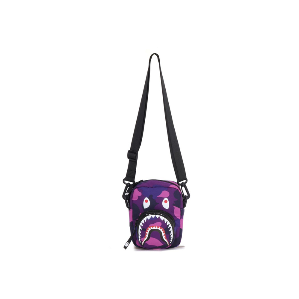 A Bathing Ape Bathing Ape Shark Head Camo Messenger Сумка