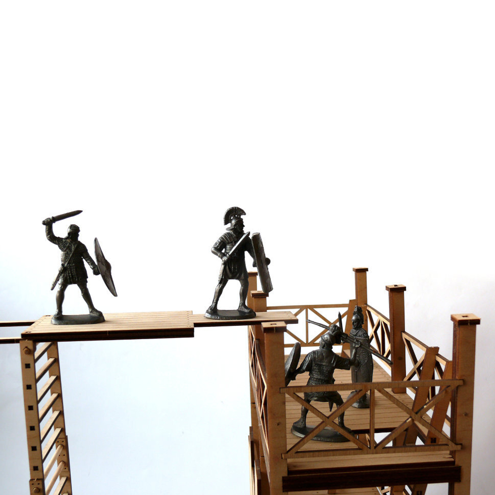 Штурмовая лестница  от Армарика - деревянный конструктор, сборная модель, 3D пазл, моделизм, моделирование, Древний Рим