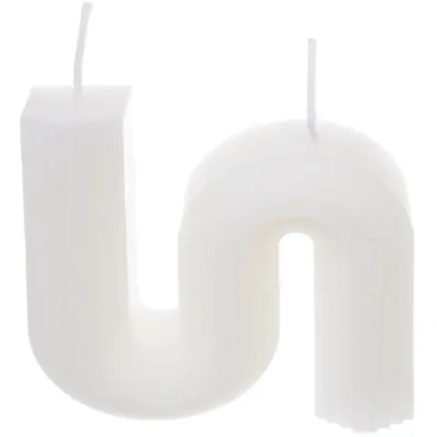 Свеча «Линия любви» 8*2, Белый