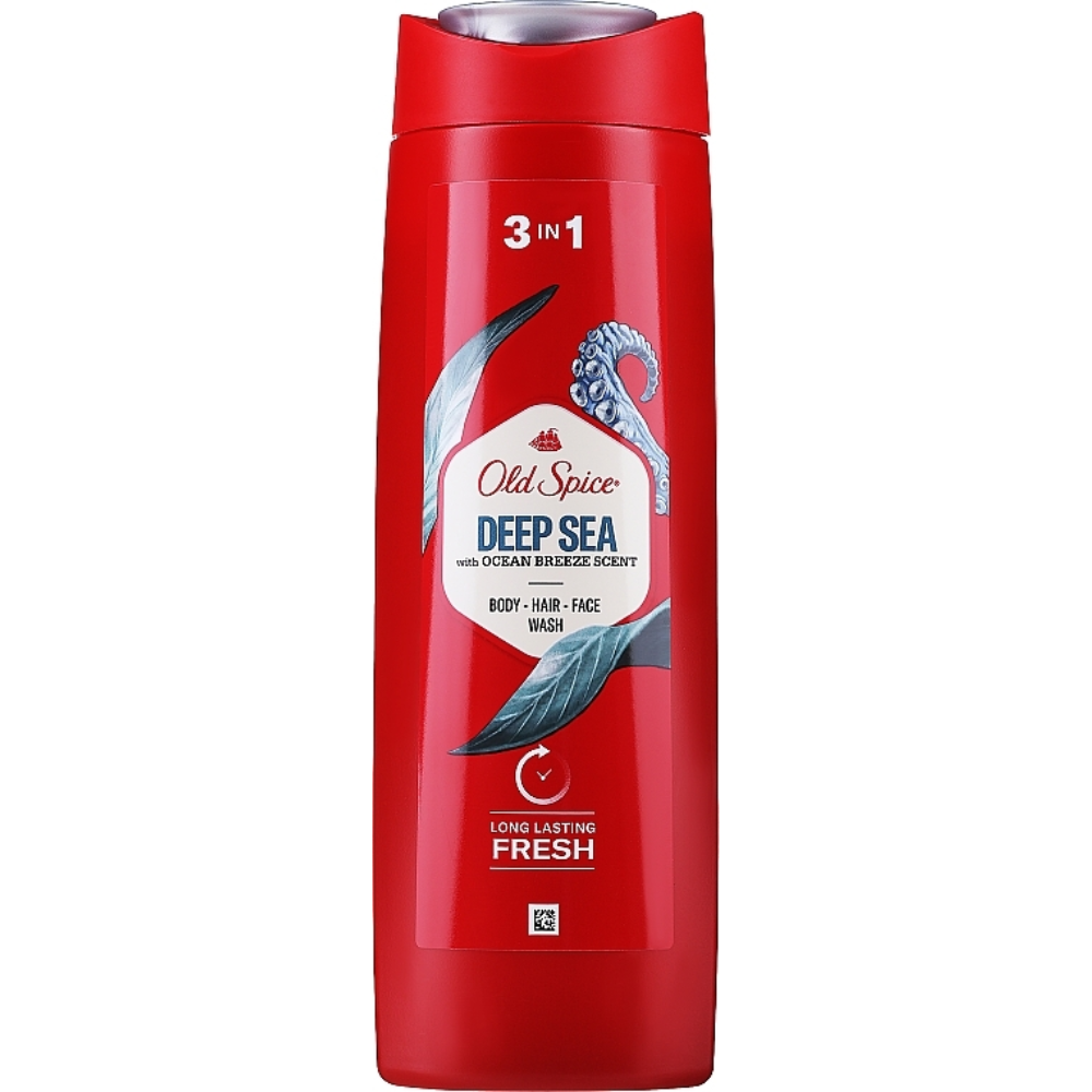 Гель для душа+шампунь Old Spice 3в1 Deep Sea 400 мл