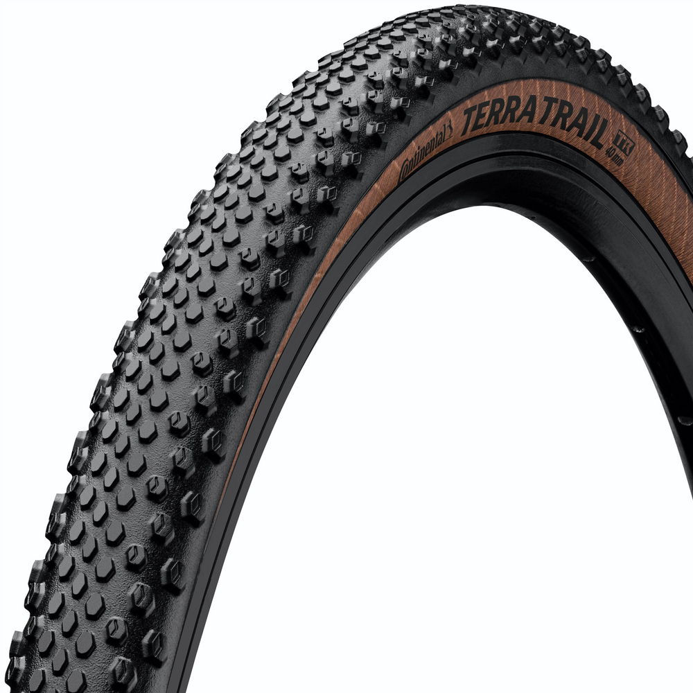 Покрышка. 28"/700x40C/28x1.50 02-0101836 (40-622) Terra Trail ProTection черн/коричневая (кевлар/складная) CONTINENTAL