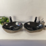 Раковина из речного камня ПАРА! RS-65350 53*37*15 0866
