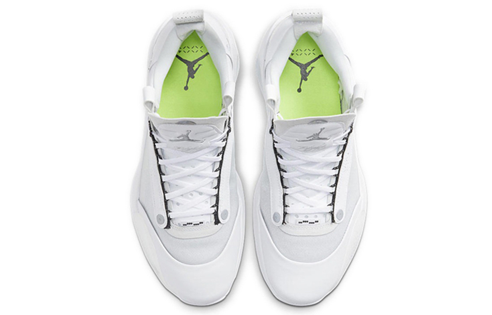 Jordan Air Jordan 34 Low PF "Pure Money" comfortable and versatile shock absorption, non-slip and wear-resistant low-top basketball shoes men's silver domestic version