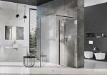 Душевое ограждение Ravak WALK-IN CORNER 110x80 черный/Transparent