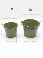 Ведерко металлическое декоративное 11,5*9,5 см