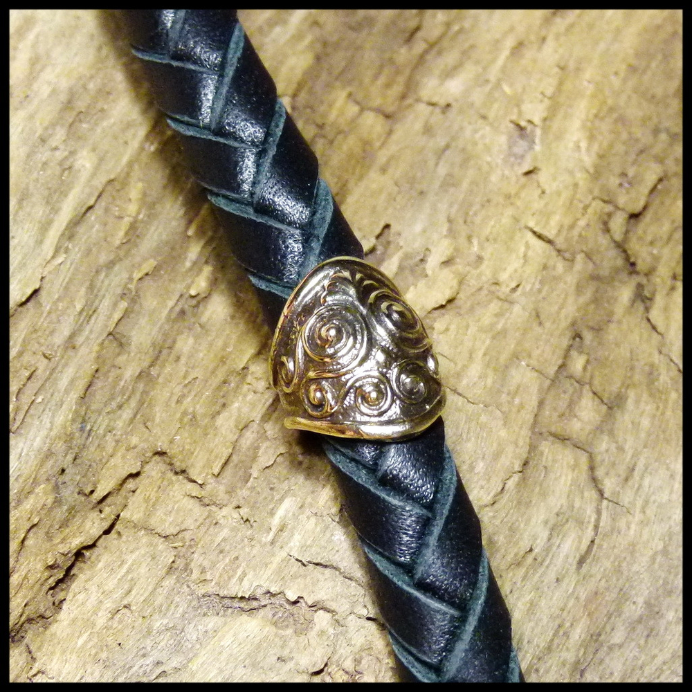 Бусина декоративная для браслетов "Атлантида" , латунь