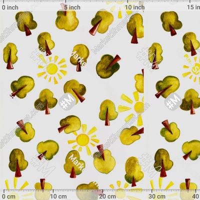 Солнечные деревья by Юлия 250 DPI