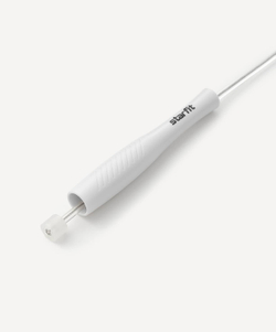 Скакалка RP-501 ПВХ, с пластиковыми ручками, 3 м, белый