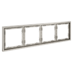Рамка пластиковая на 4 поста, (кашемир) Voltum S70 VLS100403