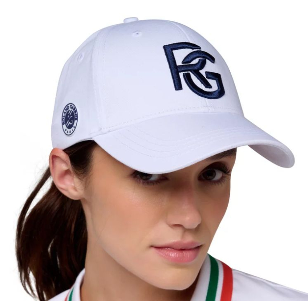 Теннисная кепка Roland Garros Logo - white