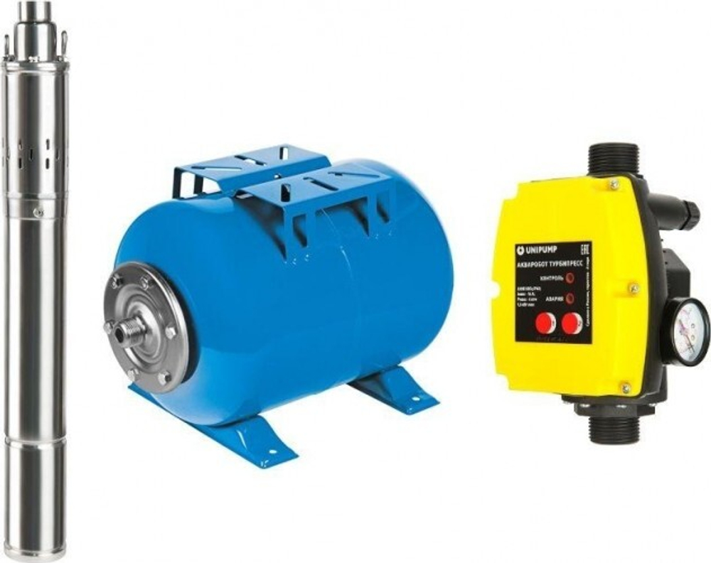 Установка для водоснабжения UNIPUMP АКВАРОБОТ ECO VINT 3 — 50 78126