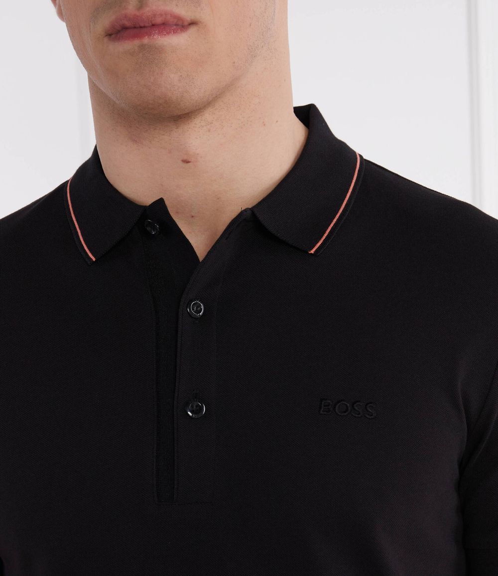 Поло paule 4 BOSS GREEN - черный(50506195)