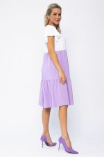 Платье Пение птиц (бело-сиреневое) П15719-4М LT Collection