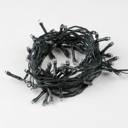 ULD-S0500-050-DGA PINK IP20 Гирлянда светодиодная. 5м. 50 светодиодов. Розовый свет. Провод зеленый. ТМ Uniel