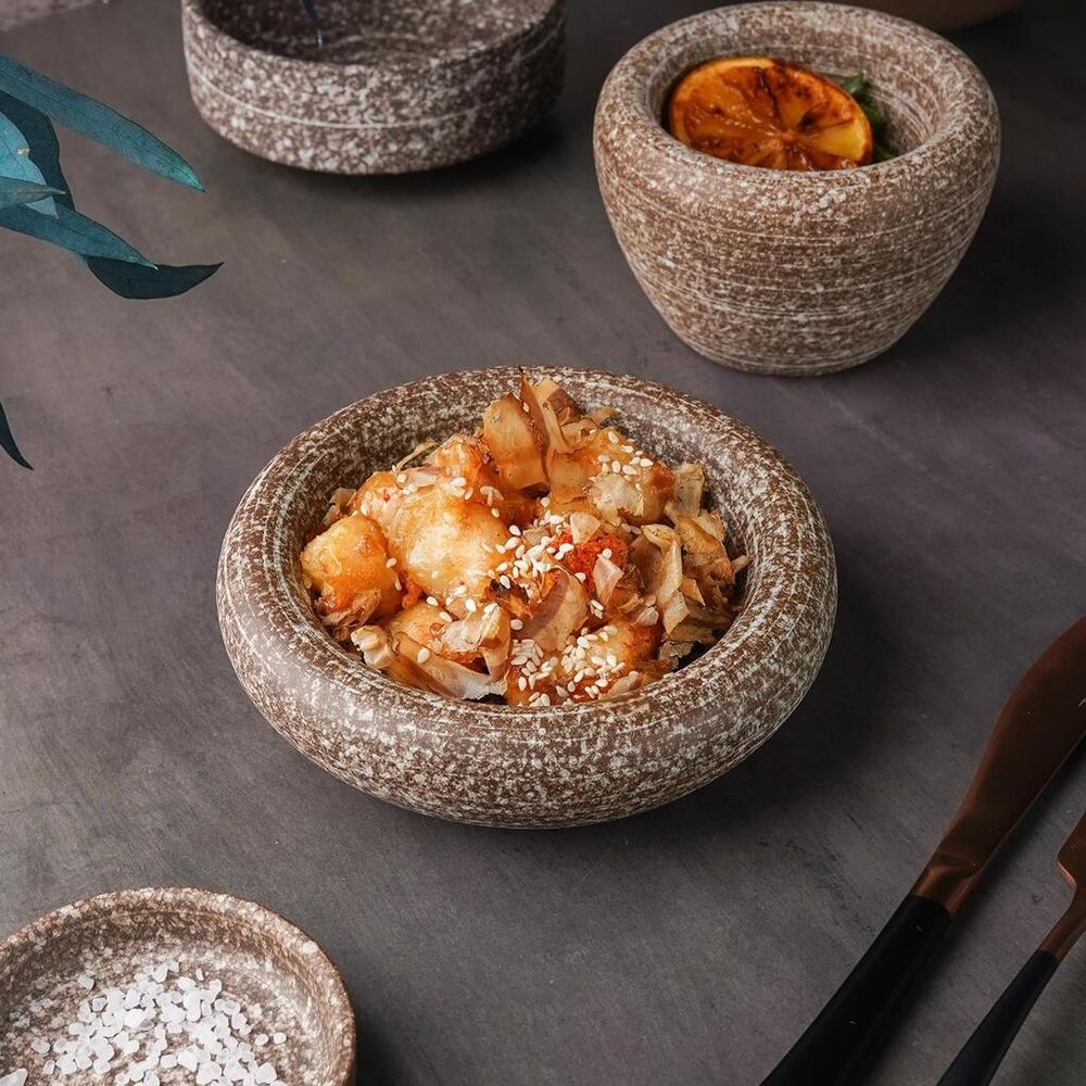 Блюдо круглое d 14,6 см h4,5 см Brown Untouched Taiga P.L. Proff Cuisine [1]