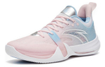 Anta Anta frivolous 4 Team non-slip shock absorption wear-resistant low-top basketball shoes pink blue