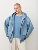 БОМБЕР-ОЛИМПИЙКА ВИНТАЖНЫЙ СИНИЙ