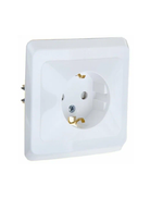 ЭТЮД розетка со шторками для скрытой установки