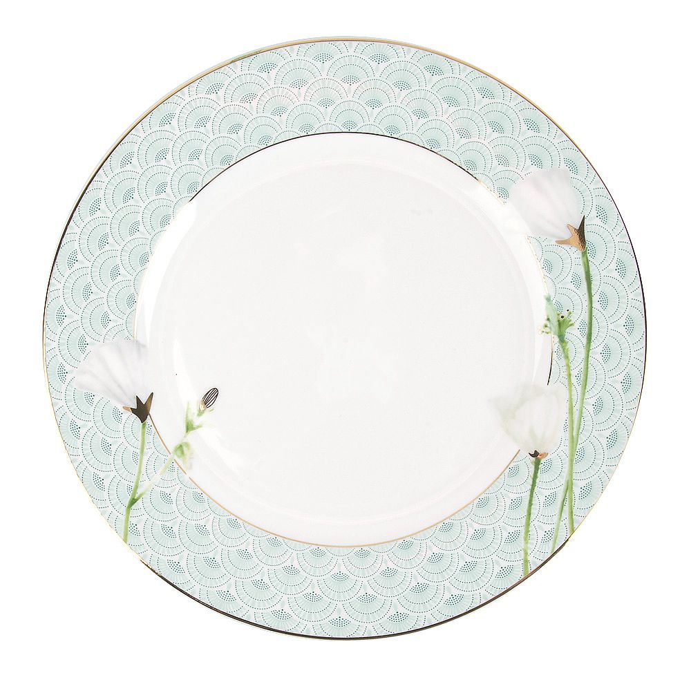 Тарелка "Sensuelle" d=20см (фарфор) (min6) (транспортная упаковка)