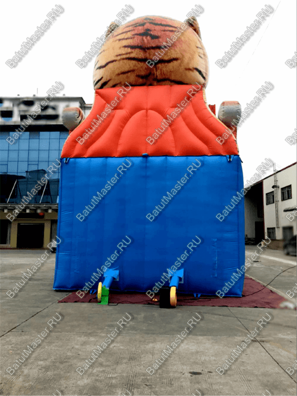 Надувная горка "Большой тигр", 10*6.5*8.5 м