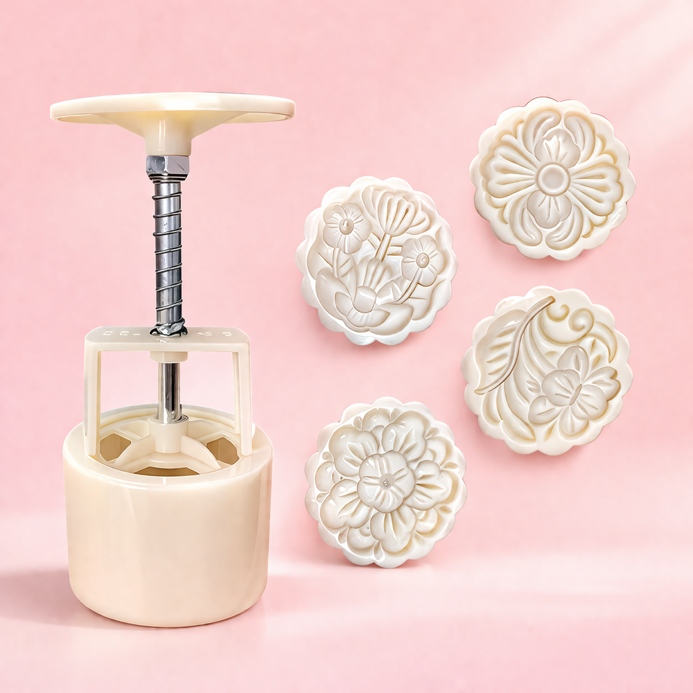 Плунжеры для сырников и мункейков "Цветы", набор 4 шт (5,6 см)